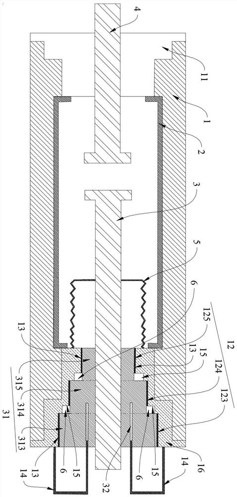 High-voltage vacuum switch tube