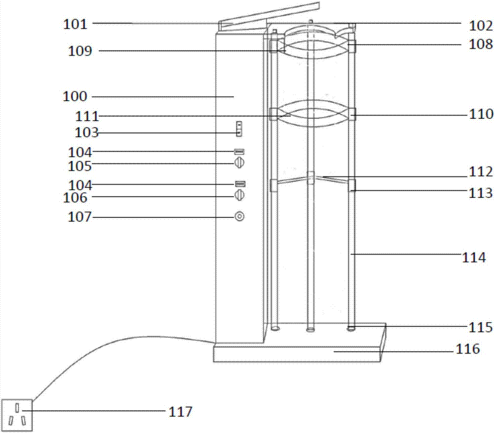 A waste mercury recovery and purification device