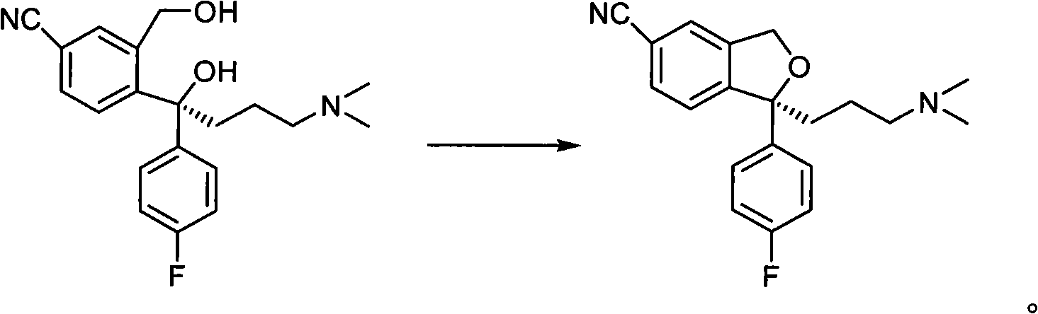 Method for preparing escitalopram