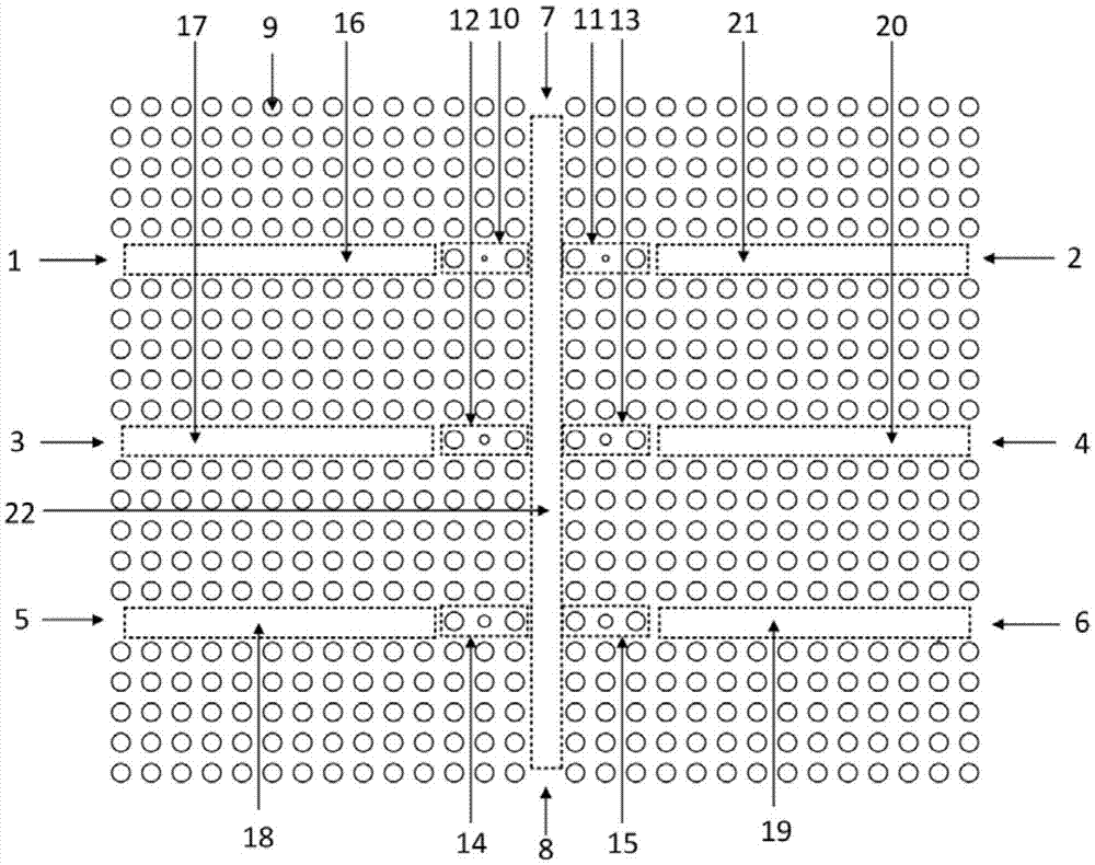 Multi-channel terahertz wave filter