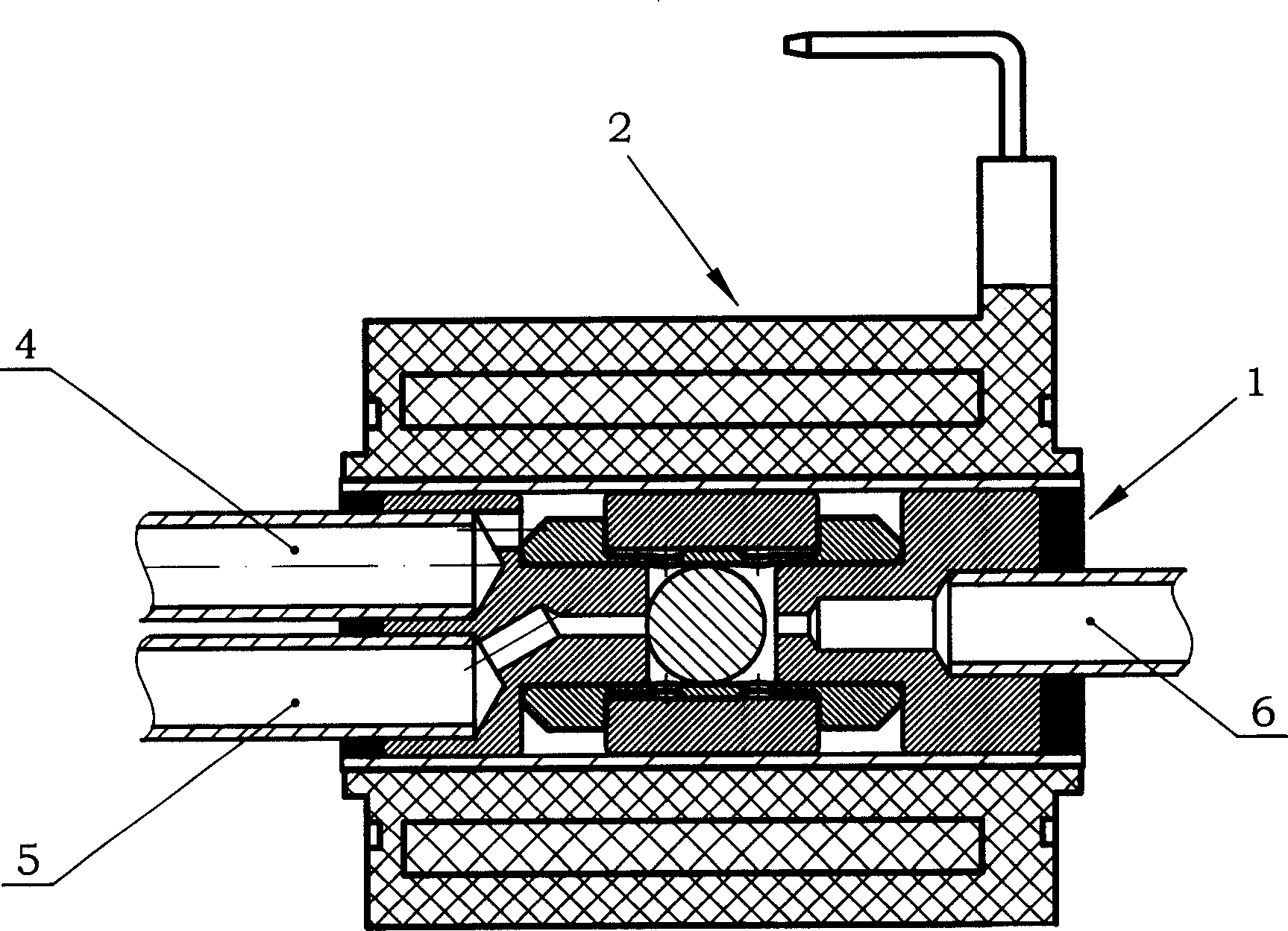 Bistationary state electro magnetic valve