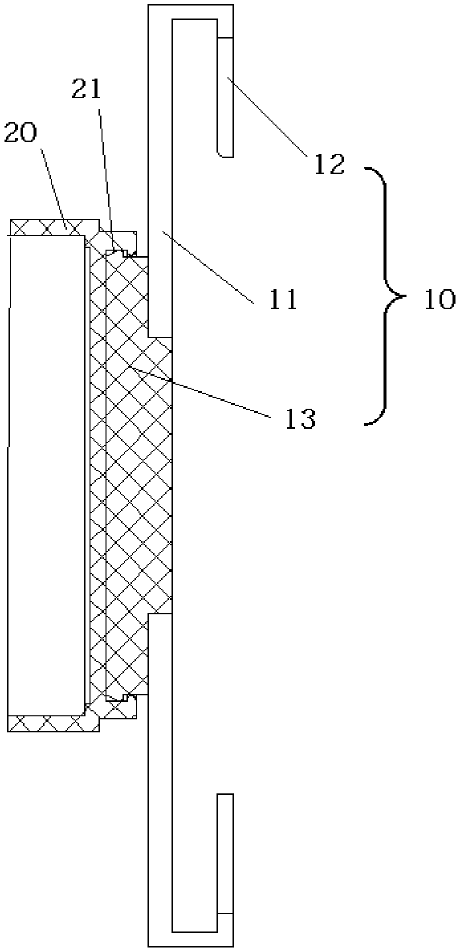 Display screen arranging assembly and intelligent household electrical appliance