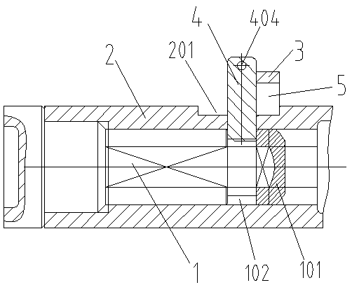 Quickly detachable and connected drill pipe for coal mine