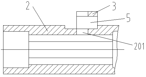 Quickly detachable and connected drill pipe for coal mine