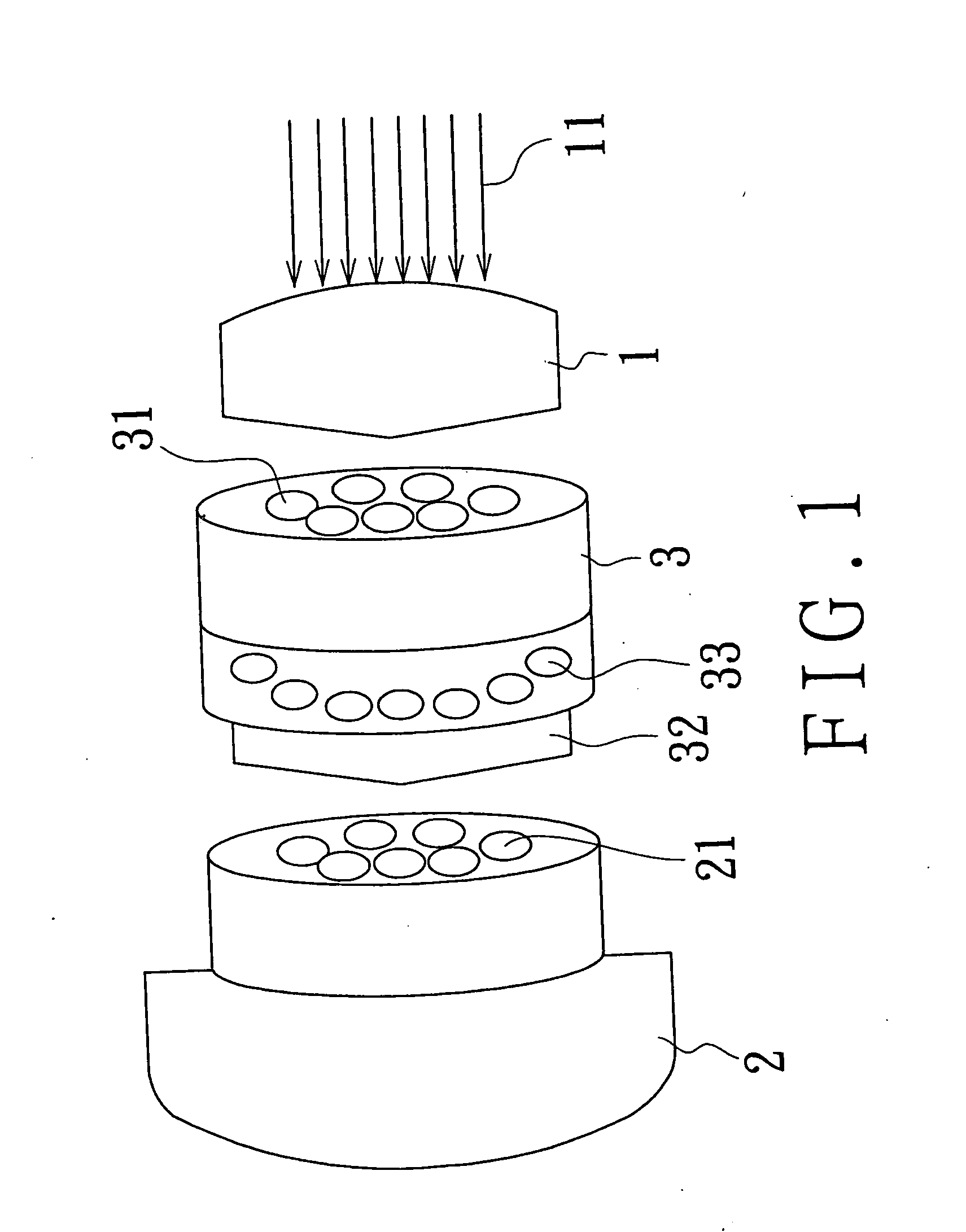 Power transfer-connecting device interposed between a power supply and a lamp of a vehicle