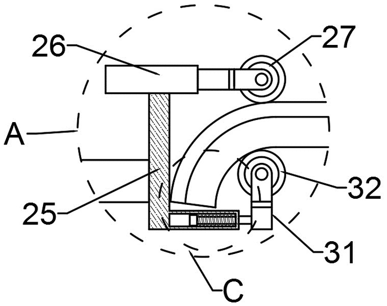 A flip-type automatic drilling machine for an intelligent pantograph carbon slide and its drilling method