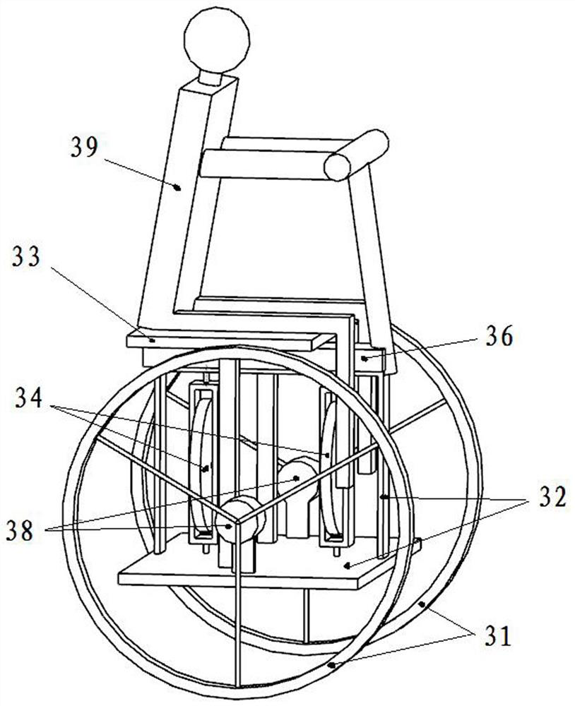 Automatic rolling traveling device and motion control method thereof