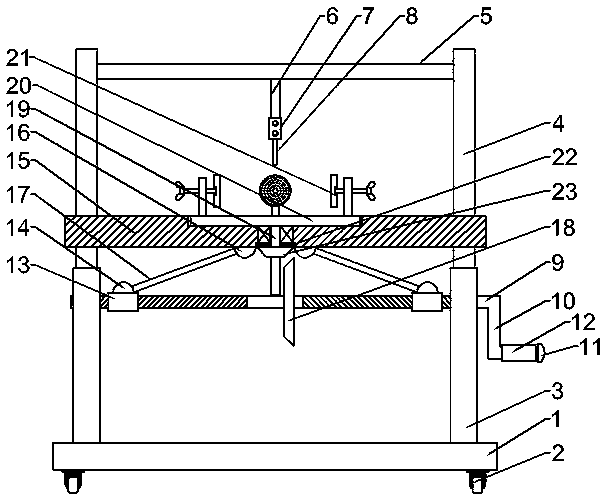 Processing and repairing drilling platform for stamping plastic products