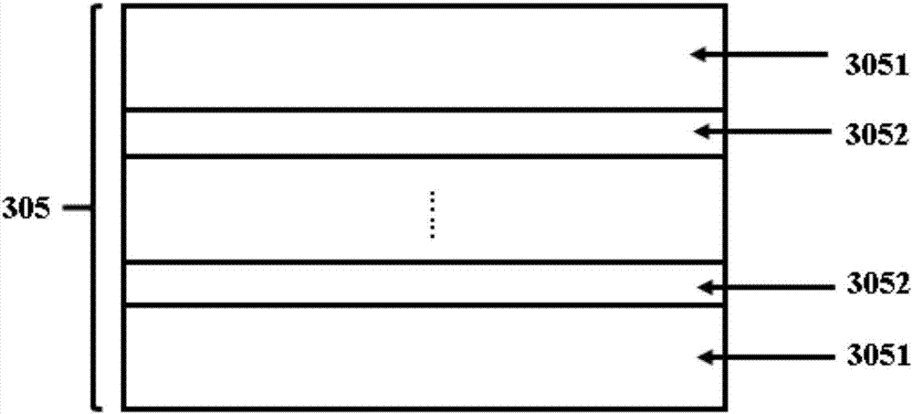 UV light emitting diode with double doped multi-quantum well structure