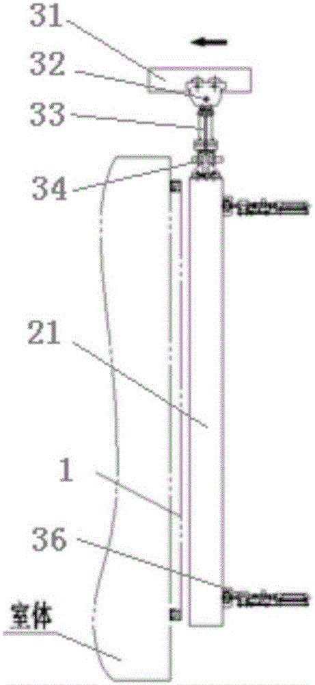 Large soundproof sealing device for door opening