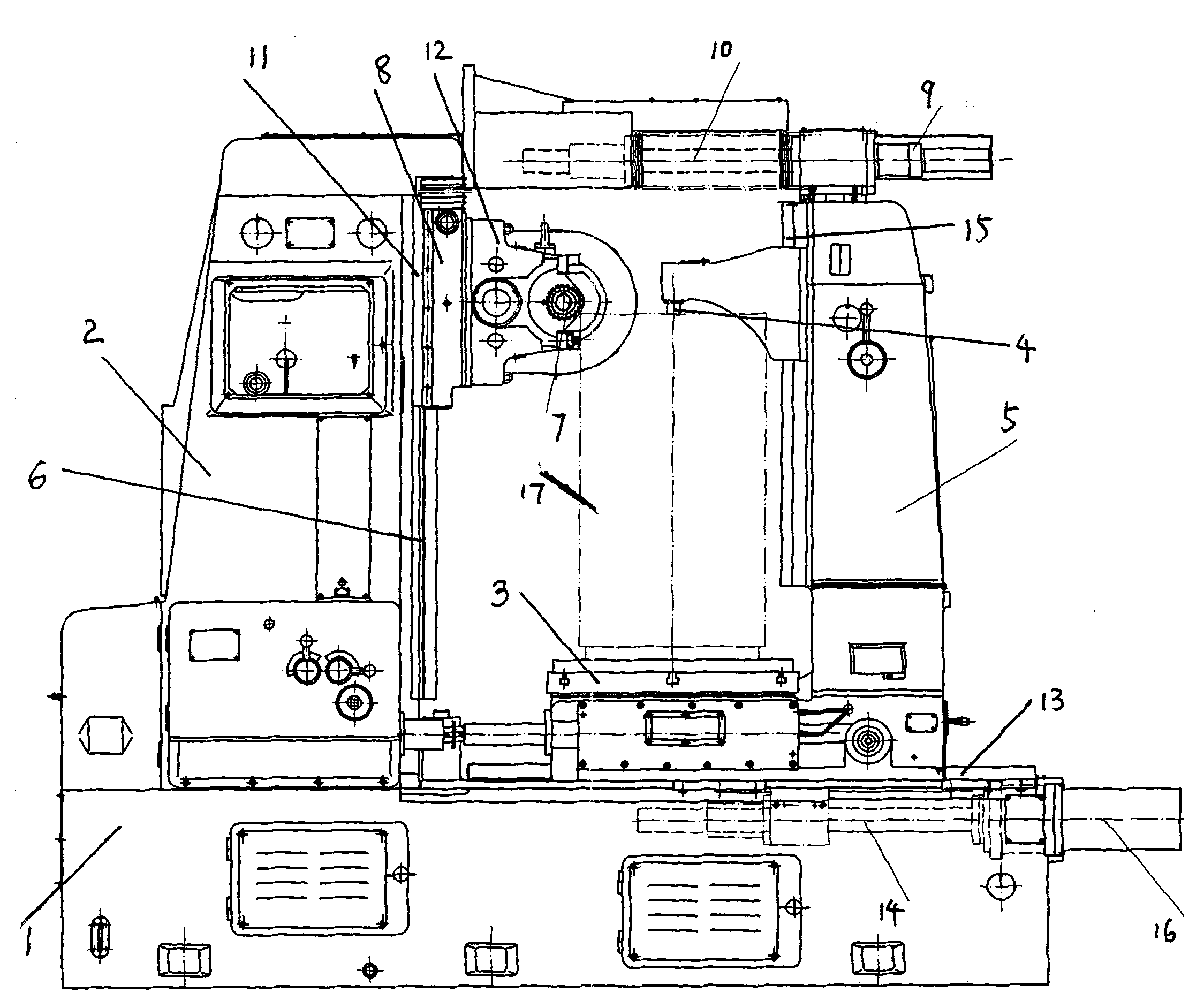 Equipment for processing tooth surface of gear