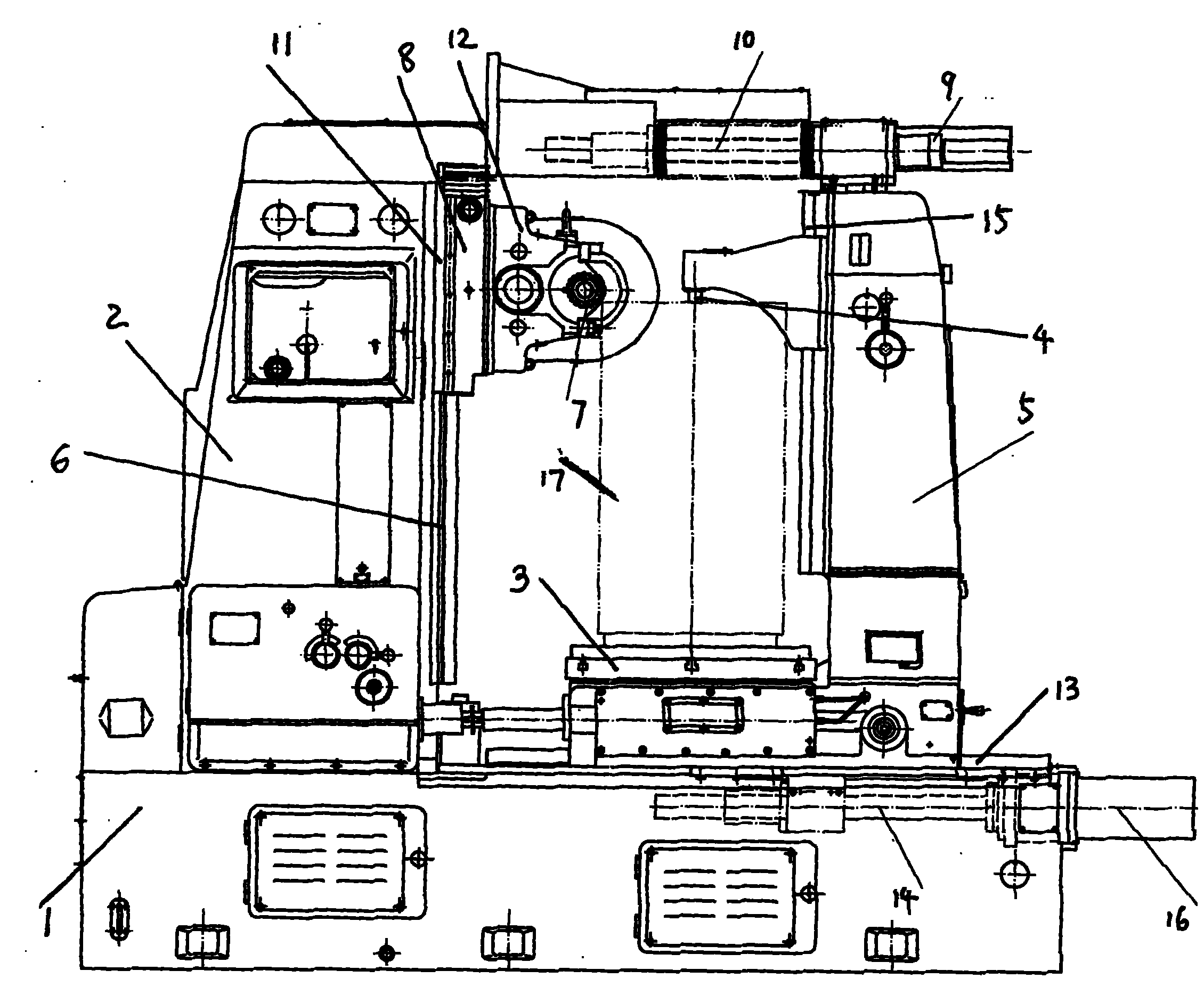 Equipment for processing tooth surface of gear