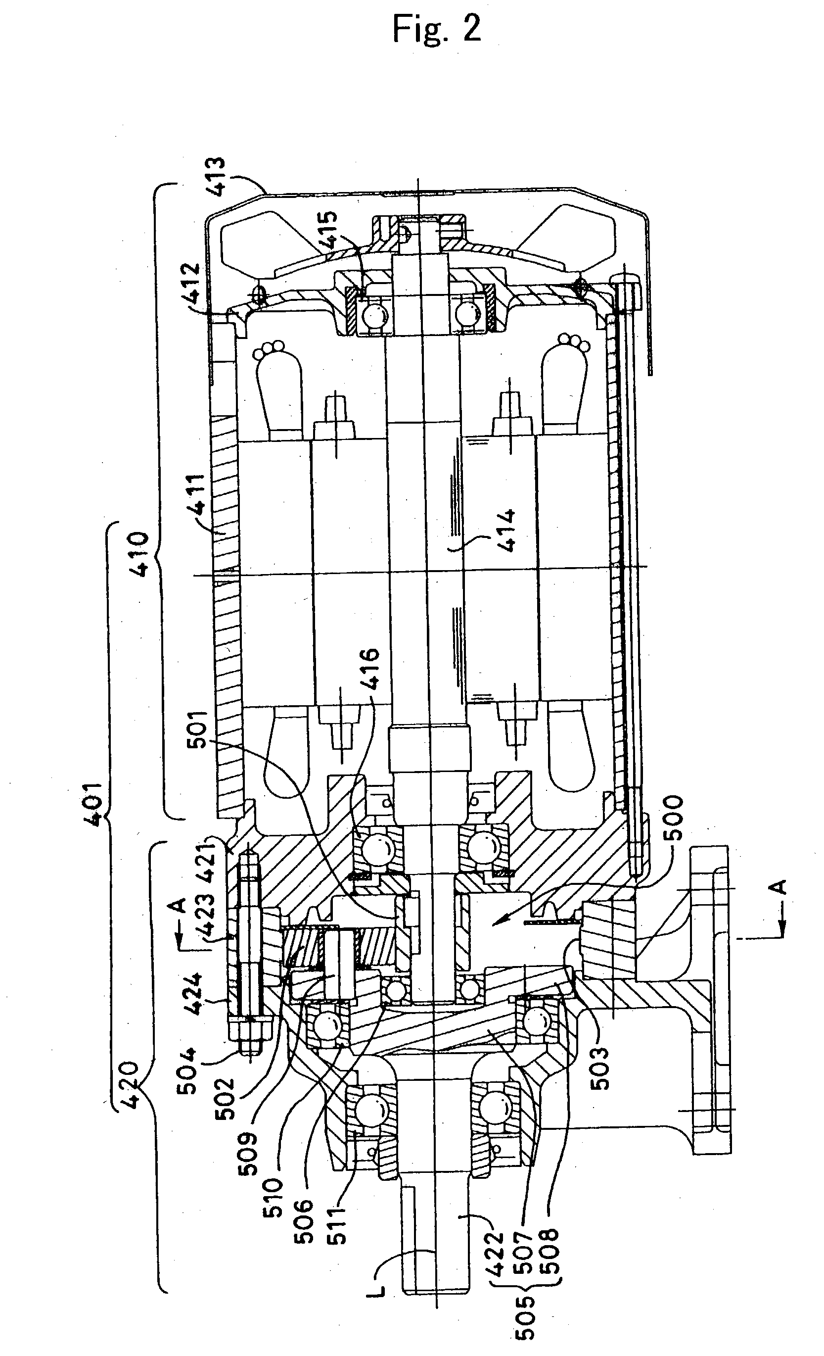 Conveyor drive system and motor built-in reducer therefor