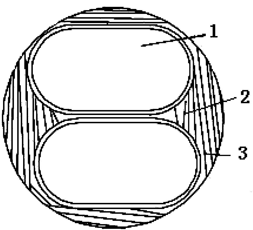 Flat high-speed cable production method and products thereof