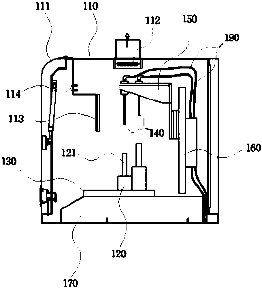 Integrated sample concentrator comprising nitrogen and air generating unit