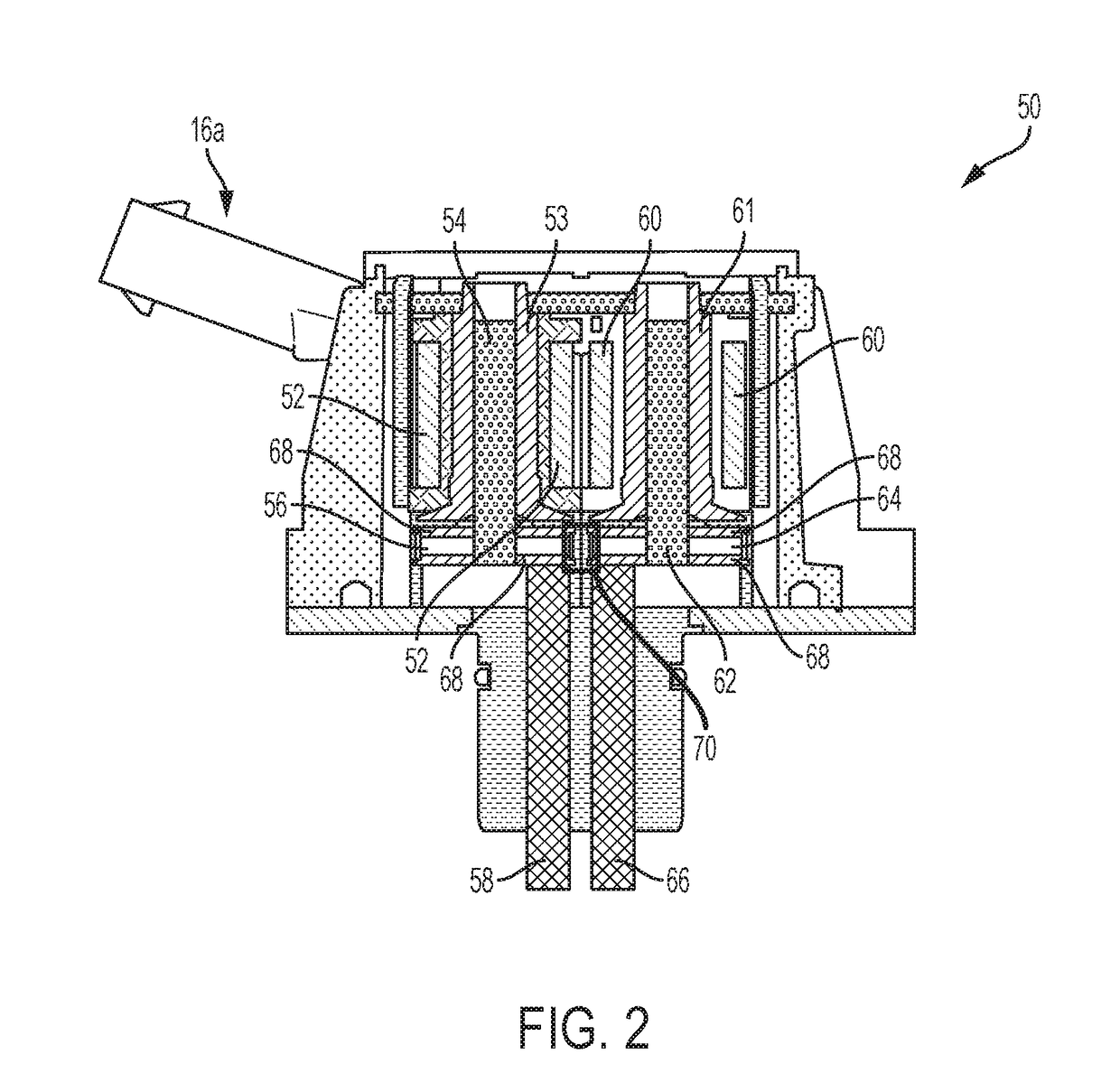 Method of noise filtering a sliding camshaft actuator pin position output signal