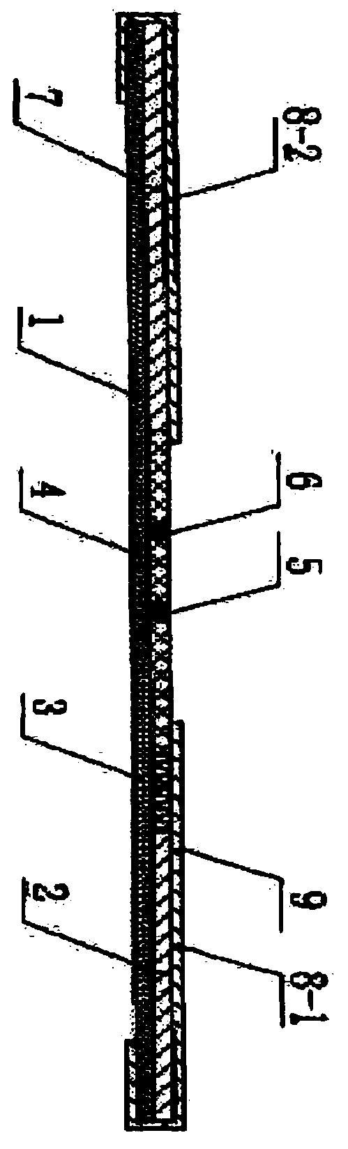 Test paper strip for quick detection of tolclofos-methyl by colloidal gold and preparation method of test paper strip