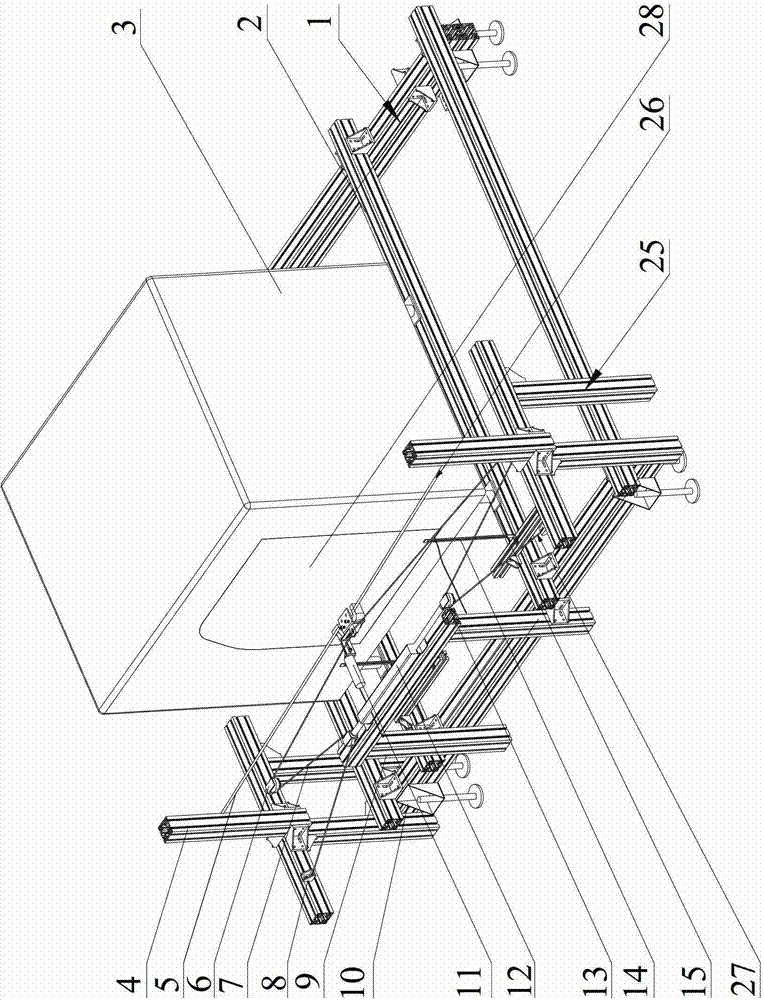 Endurance test device for sliding door