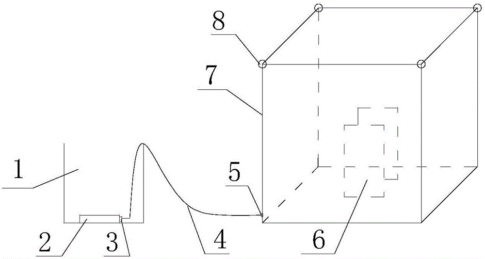 Intelligent outdoor artificial rainfall simulation device and artificial rainfall simulation method