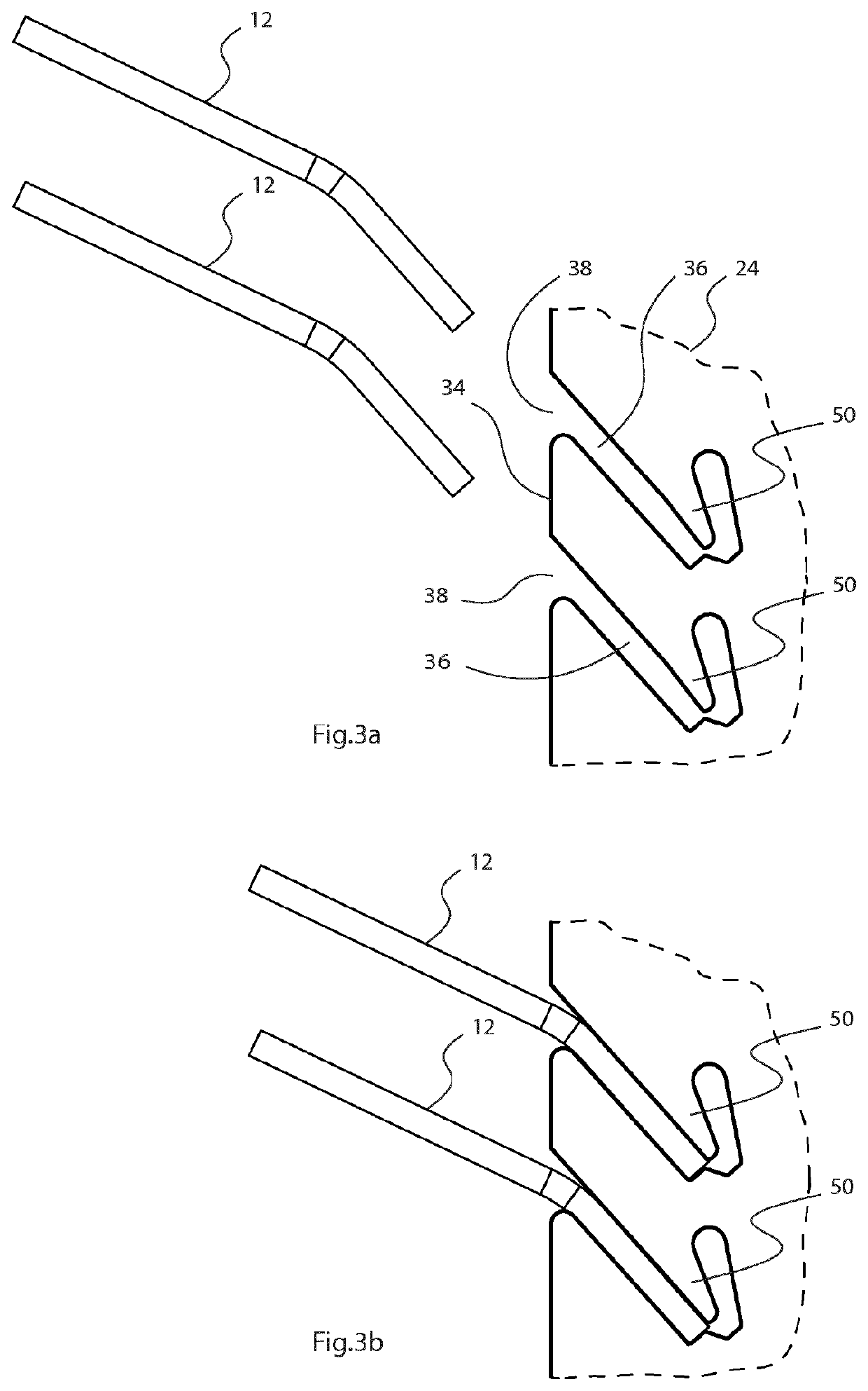 Frameless bullet trap