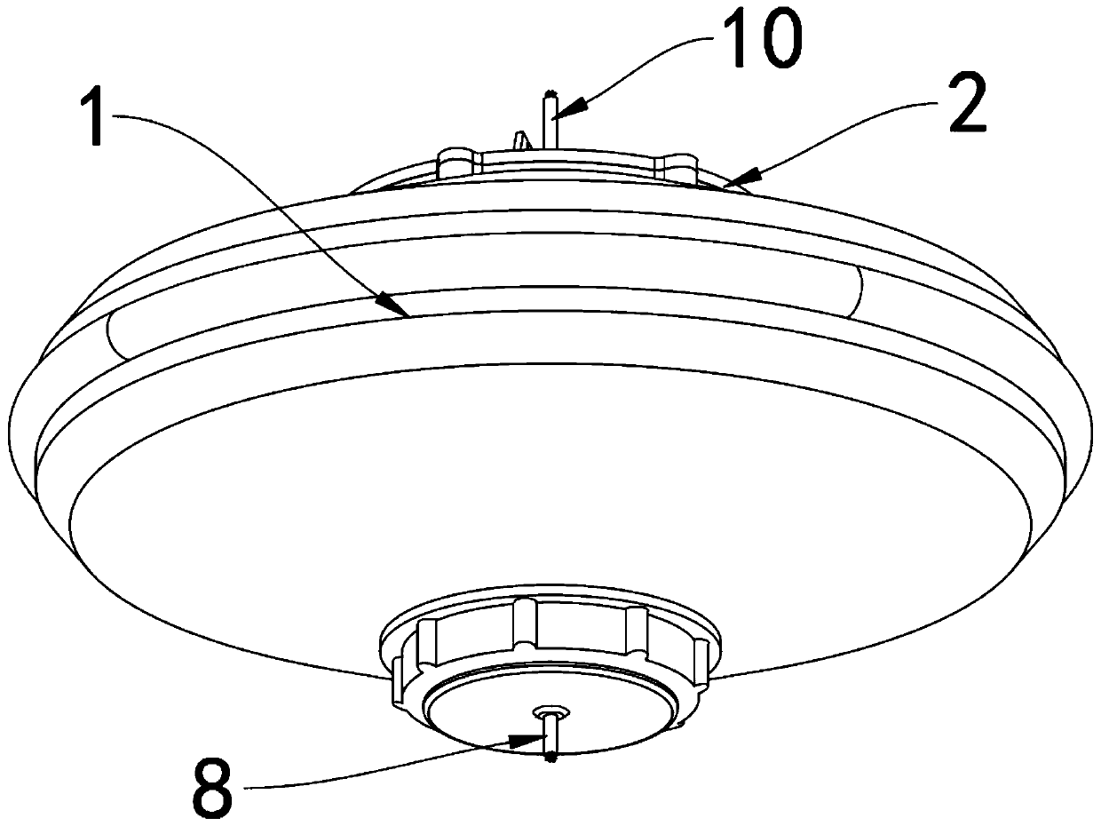 Buoy watertight piece for ocean small-range spot check and detection