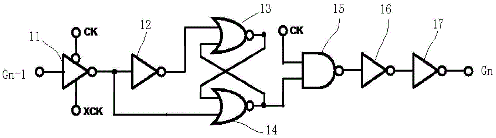 GOA drive circuit applied to flat panel display and flat panel display