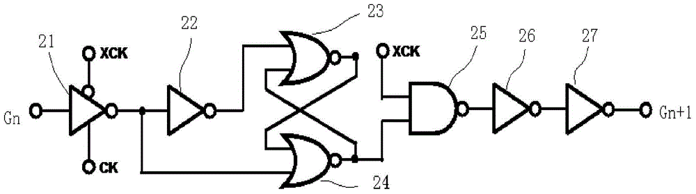 GOA drive circuit applied to flat panel display and flat panel display