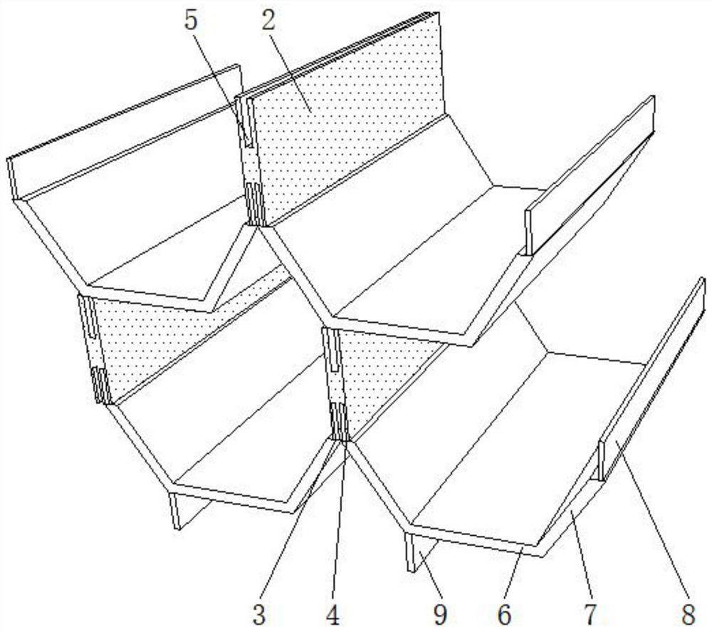 U-shaped inclined tube for inclined tube thickener and splicing method of U-shaped inclined tube