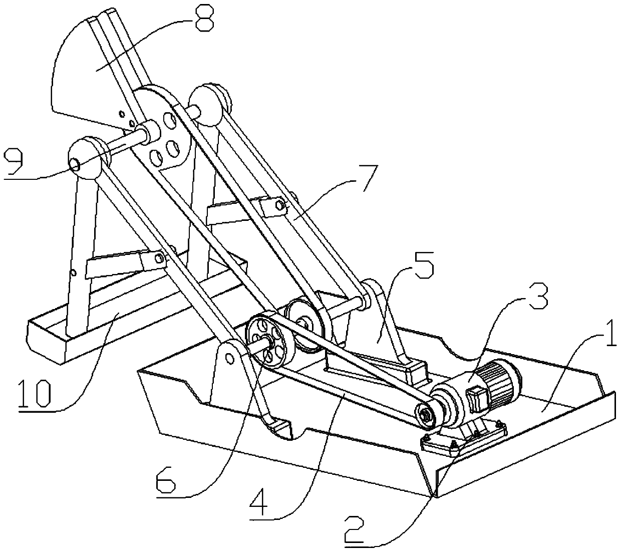 Electrically controlled rammer for workshop construction