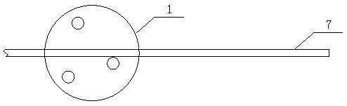 Simple and convenient reinforcing steel bar straightening tool