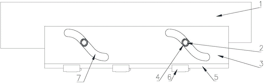 Lifting structure at escape exit of security and protection lifesaving device