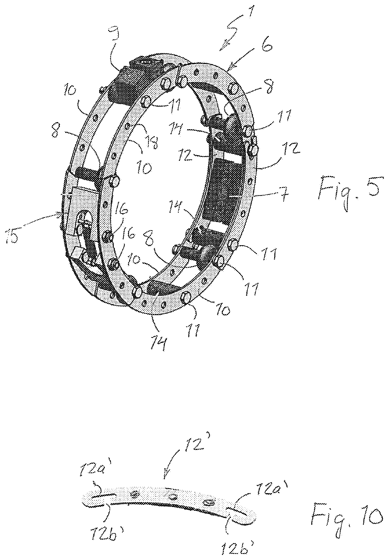 Rope guide of rope drum in crane