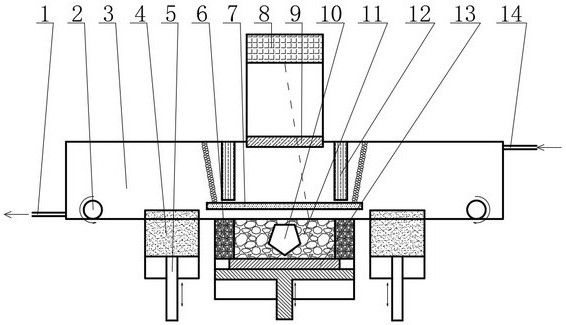 A selective laser sintering device for soaking heat and preventing faults and its manufacturing method