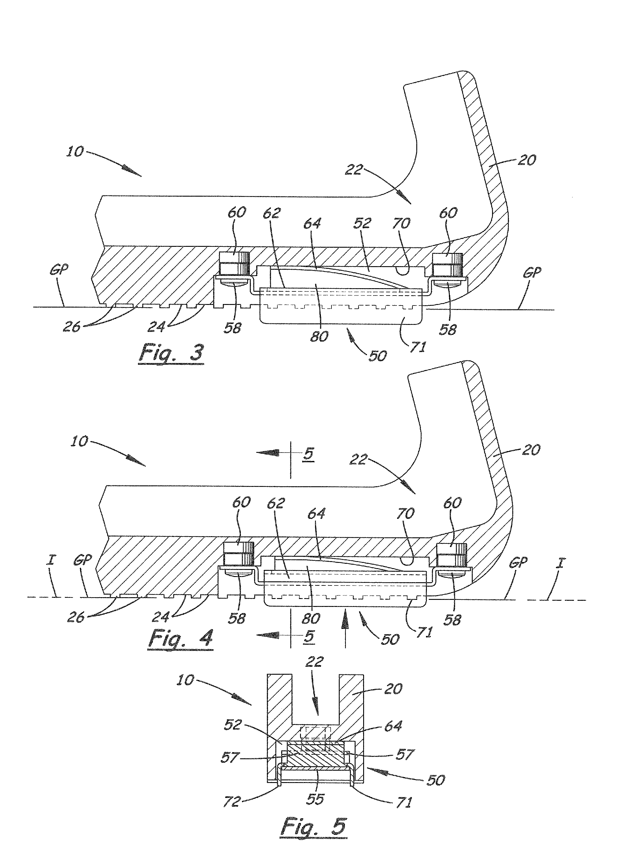 Ice skate blade guard with safety feature