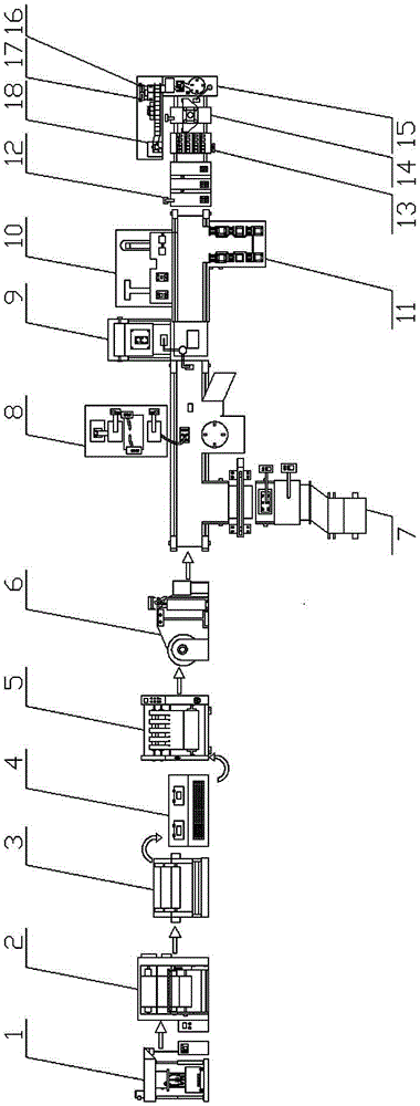 Power type lithium battery full-automatic production line and production technology thereof