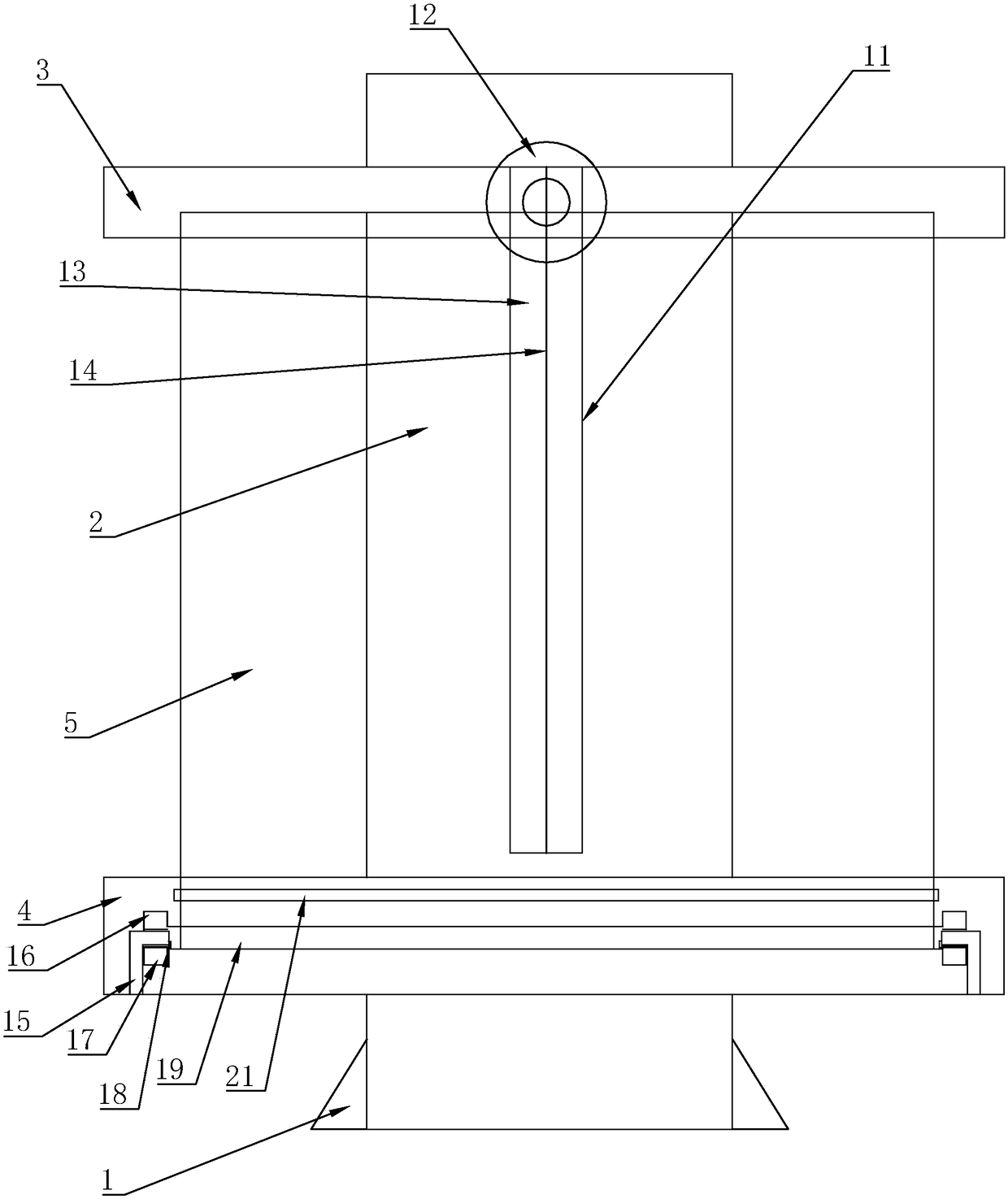 Wind-resistant advertising board capable of being automatically rolled