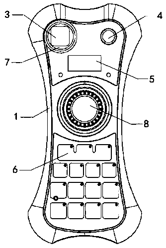 A waterproof joystick controller based on the intelligent anti-collision system of the control equipment