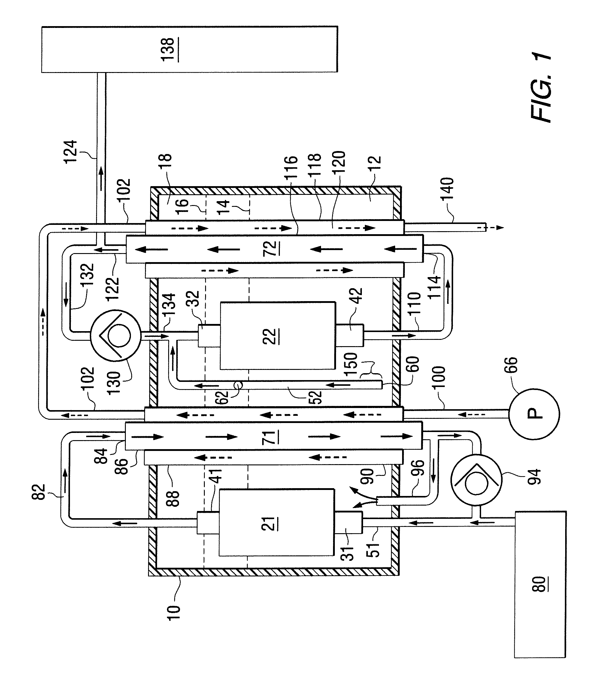 Marine fuel system with an ullage control device