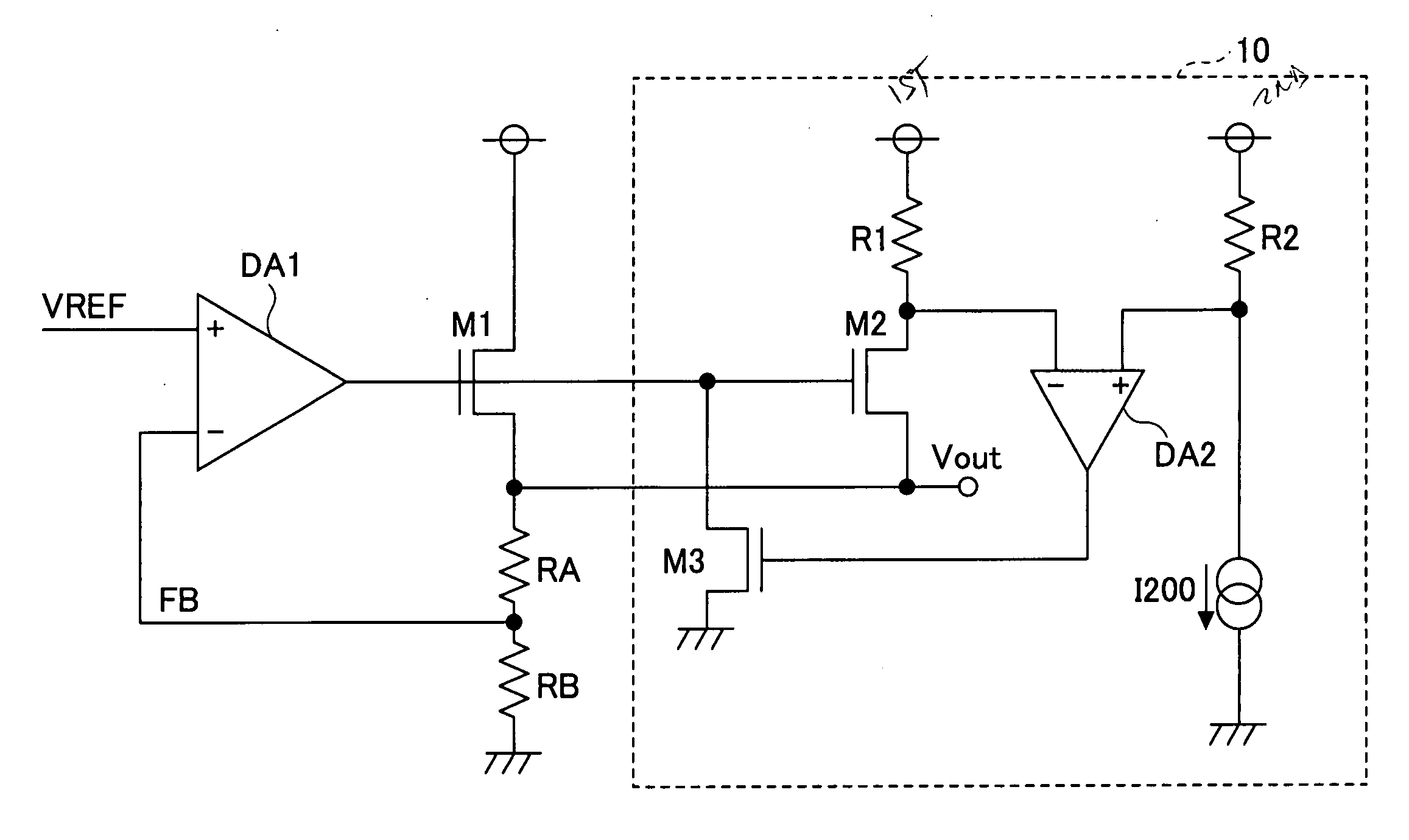 Overcurrent limitation and output short-circuit protection circuit, voltage regulator using overcurrent limitation and output short-circuit protection circuit, and electronic equipment