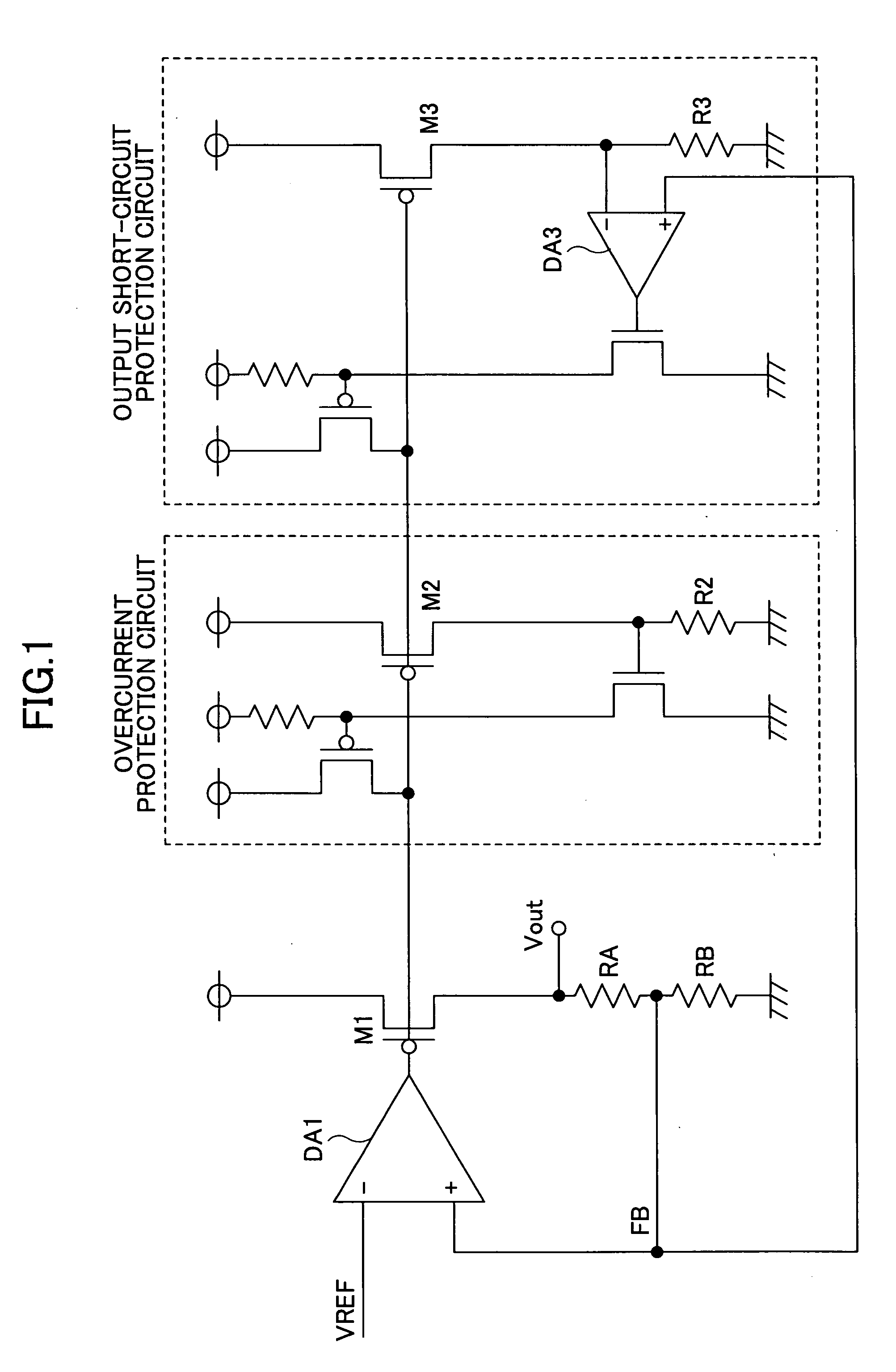 Overcurrent limitation and output short-circuit protection circuit, voltage regulator using overcurrent limitation and output short-circuit protection circuit, and electronic equipment