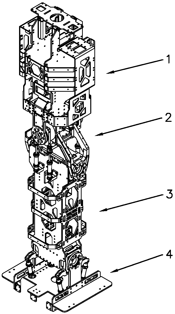 A robot torso structure