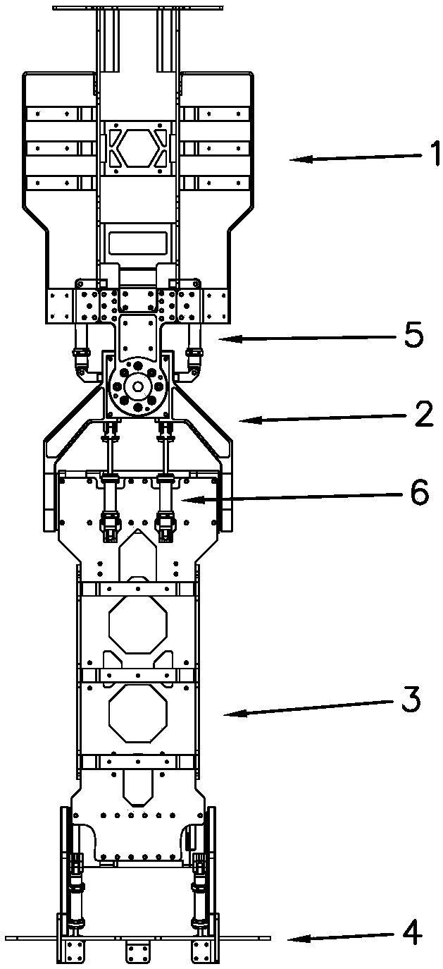 A robot torso structure