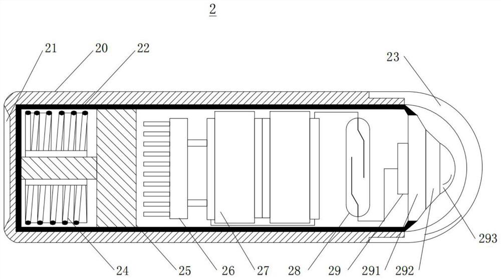 Upper gastrointestinal hemorrhage nursing device and nursing method for digestive system department