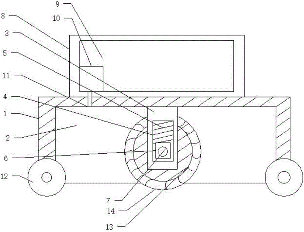 Ground disinfection machine for livestock breeding