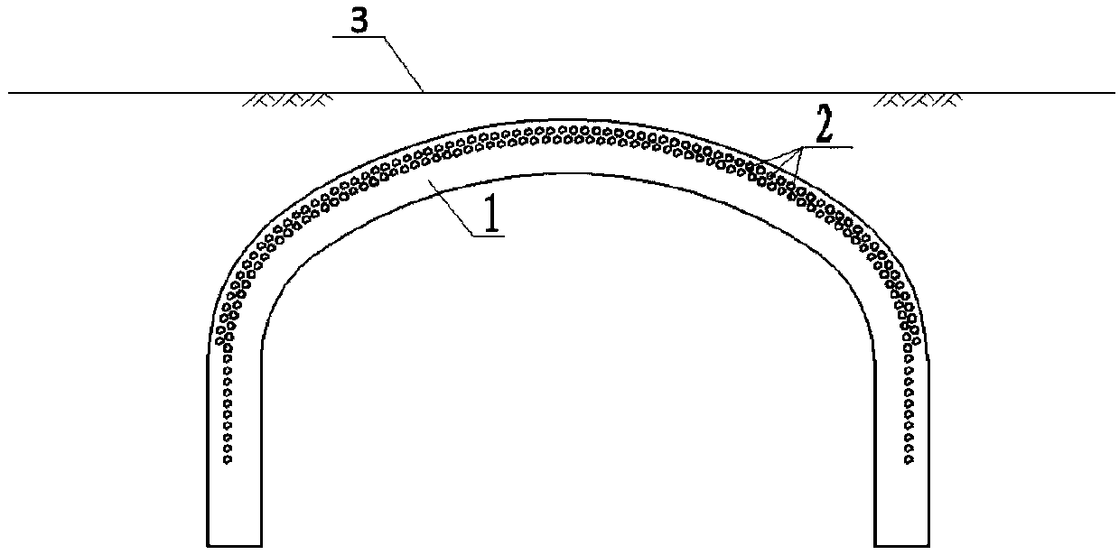 Ultra-shallow-buried tunnel structure and construction method