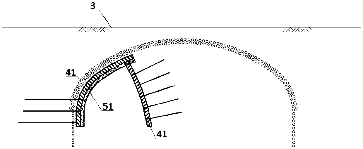 Ultra-shallow-buried tunnel structure and construction method