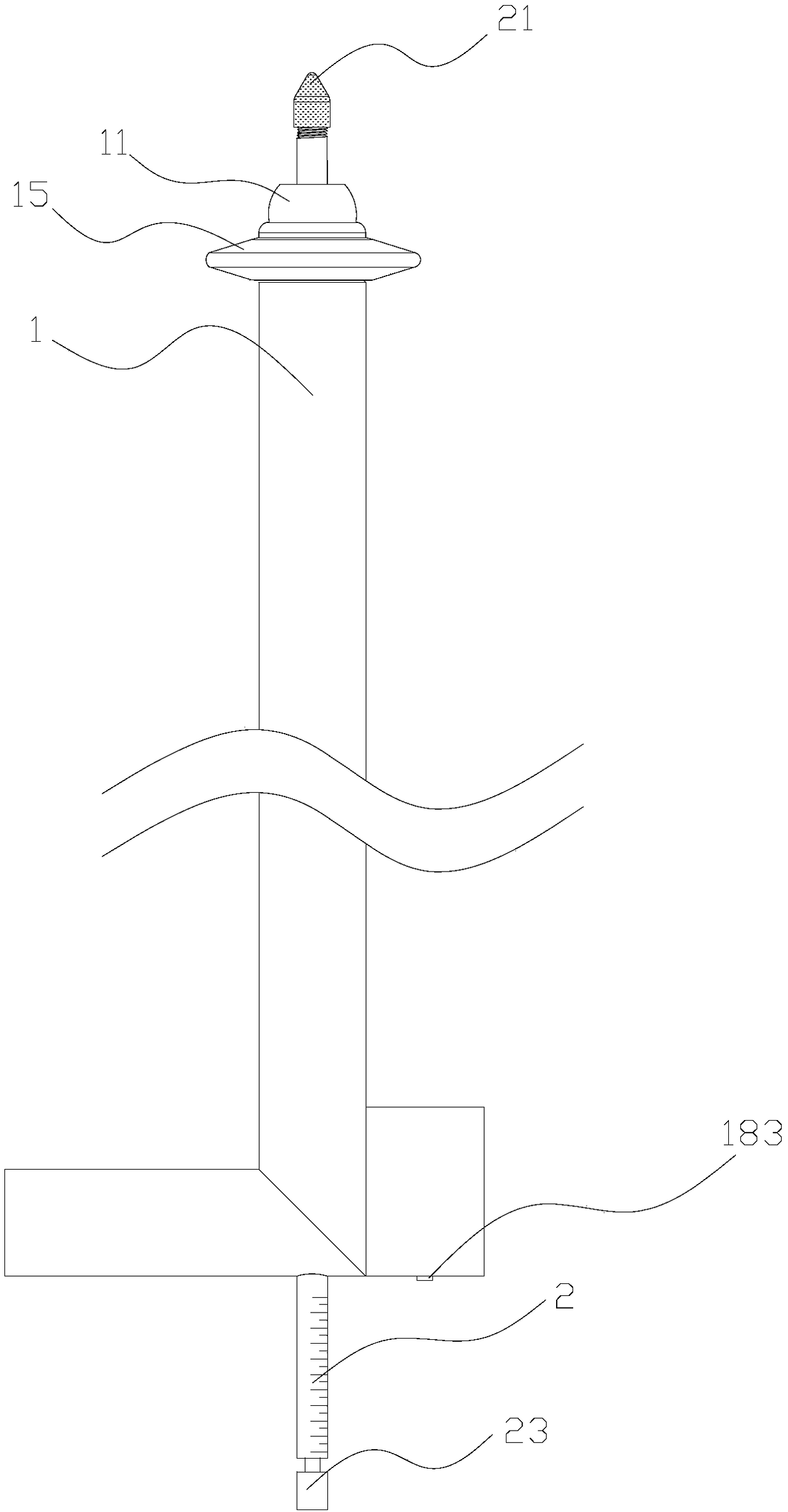 Thread ligating device for anal fistula