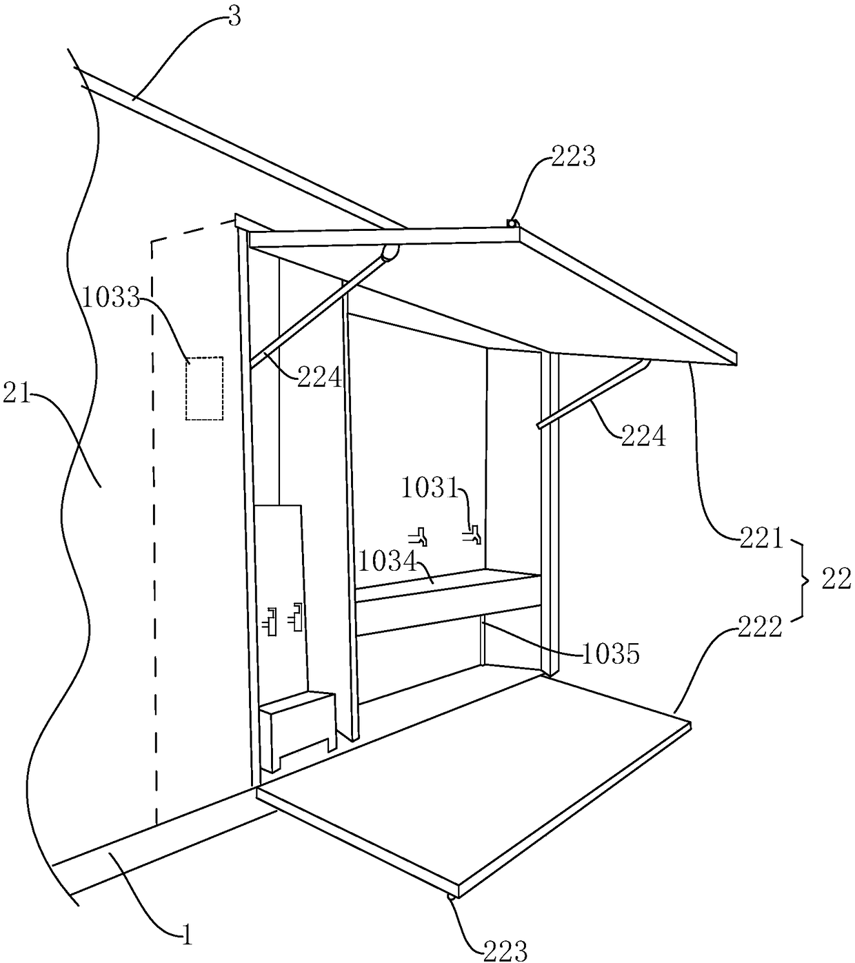 Container type multifunctional shower room