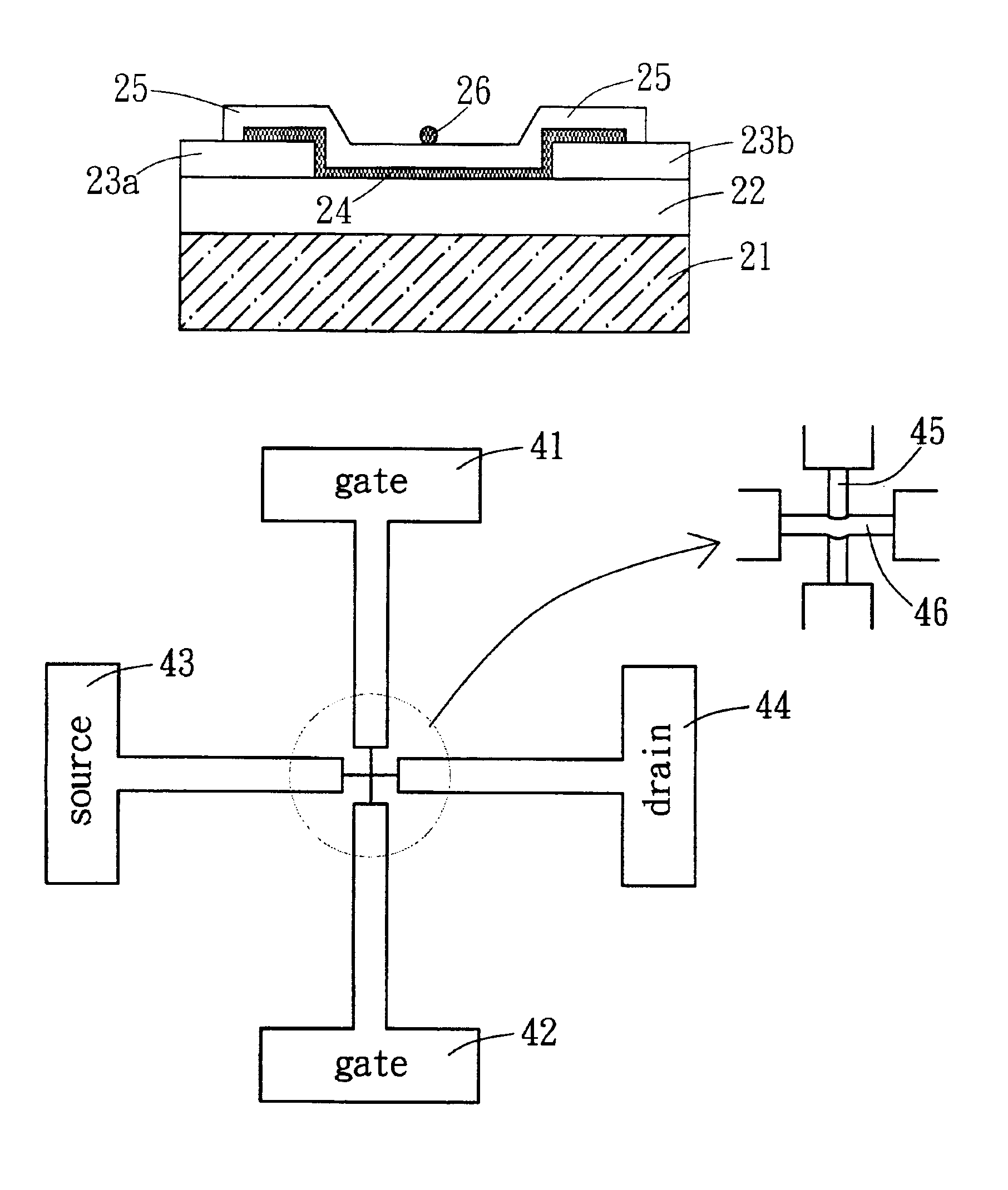 Carbon nanotube gate field effect transistor