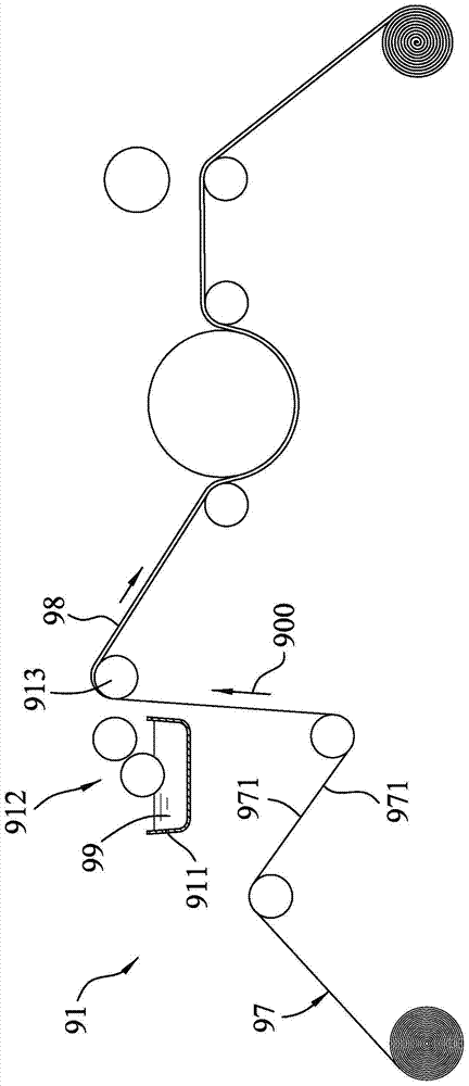 Coating device and coating method